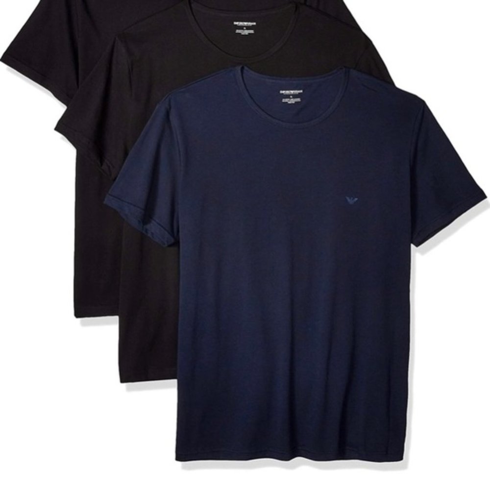 Emporio Armani Men's Cotton Crew Neck T-Shirt